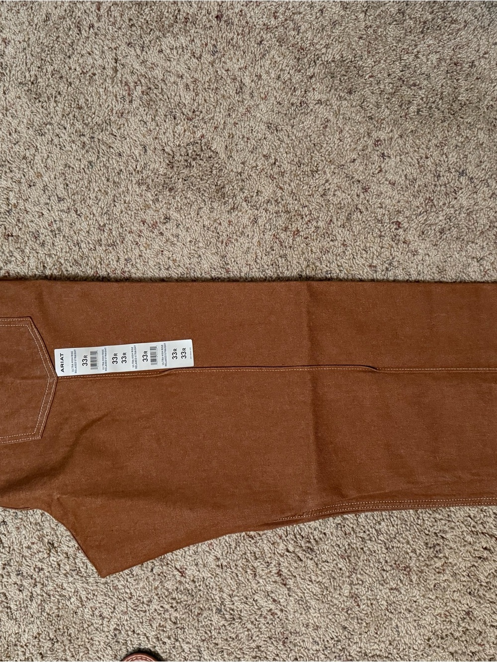 Ariat High Rise Jeans in Brown